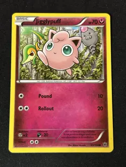 2026 Pokemon Jigglypuff 65/124 Fates Collide Regular - Image 1