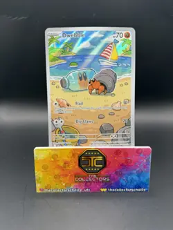 Pokemon TCG Dwebble 129/086 Illustration Rare Black Bolt - Image 1