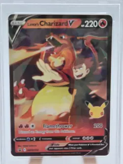2021 Pokemon SWSH BSP Lance's Charizard V #133 Celebrations Collection PSA 9 - Image 2