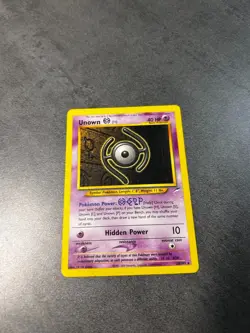 UNOWN [H] 28/105 RARE NEO DESTINY POKEMON UNLIMITED LP - Image 1