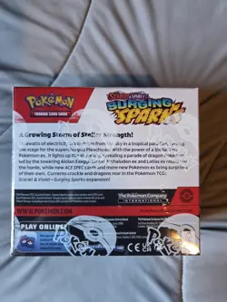 Pokemon TCG Scarlet & Violet Surging Sparks Booster Box 36 Packs Factory Sealed - Image 2