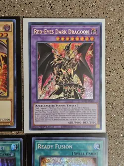 (7) Yu-Gi-Oh Tcg Card Lot. Dark Magician Girl Alt Art. Red Eyes Black Dragon - Image 5