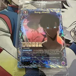 Sung Jinwoo Alt Art Winner Foil UEPR/SLG-1-019 NM - Union Arena Solo Leveling - Image 1