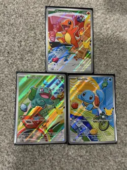 Pokemon TCG First Partner Illustration Collection Series 1 Kanto GEN 1 Starters - Image 2