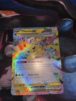 Pokemon Pikachu TCG Scarlet Violet EX Double Rare Card 57/191 Surging Sparks - Image 1
