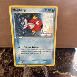 2004 Pokemon Team Rocket Returns Magikarp 65/109 Stamped Reverse Holo LP - Image 1