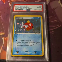 PSA8 Pokemon TCG Magikarp Team Rocket Returns 65/109 Stamped Reverse Holo - Image 1