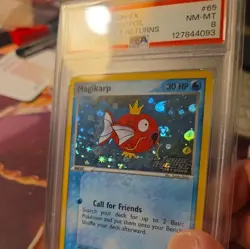 PSA8 Pokemon TCG Magikarp Team Rocket Returns 65/109 Stamped Reverse Holo - Image 2