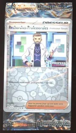 2023 POKEMON PROFESSOR'S RESEARCH 190/198 PROFESSOR PROGRAM SEALED PACK FRENCH C - Image 1
