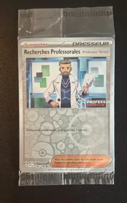 2023 POKEMON PROFESSOR'S RESEARCH 190/198 PROFESSOR PROGRAM SEALED PACK FRENCH C - Image 3