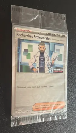 2023 POKEMON PROFESSOR'S RESEARCH 190/198 PROFESSOR PROGRAM SEALED PACK FRENCH C - Image 4