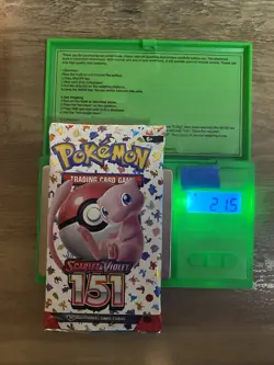 Pokemon TCG Scarlet & Violet 151 Booster Pack Very Heavy 21.5 - Image 1