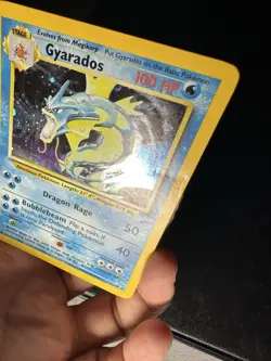 Pokemon Card Gyarados 7/130 Base Set 2 HOLO RARE - MP - Image 4