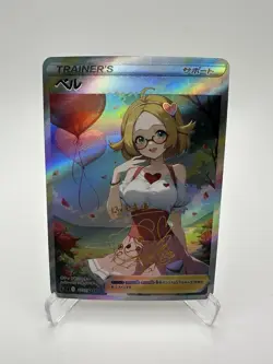 Bianca Full Art Textured Pokemon Bikini Anime Waifu ACG DIY Trainer Art Card - Image 1