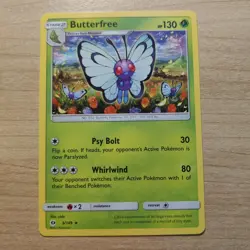 Butterfree 3/149 - NM Sun & Moon - 2017 Rare Pokemon TCG Card - Image 1