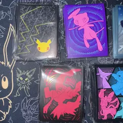 Lot Of 5 Pokemon ETB Mixed Card Sleeves NEW SEALED Evolving Skies, & Others X325 - Image 2