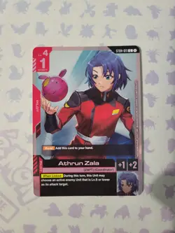 Athrun Zala ST04-011 Gundam Card Game TCG Tournament Participation Promo Foil - Image 1