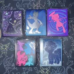 Lot Of 5 Pokemon ETB Mixed Card Sleeves NEW SEALED Evolving Skies, & Others X325 - Image 1