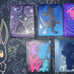 Lot Of 5 Pokemon ETB Mixed Card Sleeves NEW SEALED Evolving Skies, & Others X325 - Image 2