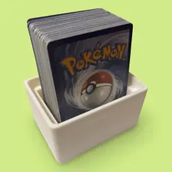3D Printed Pokeball Card Case - Holds 120 Pokemon TCG Cards w/ Button Lid - Image 4