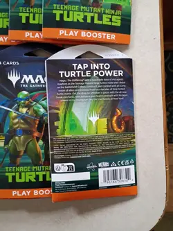 20 Sleeved Magic: The Gathering Teenage Mutant Ninja Turtles Booster Packs - Image 2