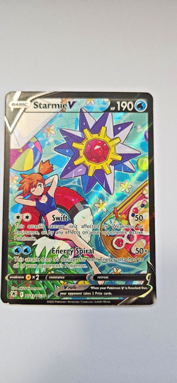 Pokemon TCG Starmie v Astral Radiance Holo Ultra Rare Full Art TG13/TG30 - Image 1