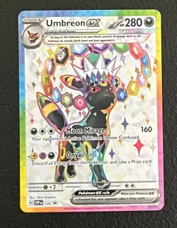 Pokemon Umbreon ex SVP176 Scarlet & Violet Promo Full Art Holo English Card - Image 1