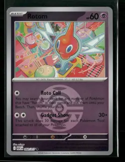 Rotom (Dusk Ball) 092/217 Holo ME: Ascended Heroes Pokemon Reverse Holo NM - Image 1