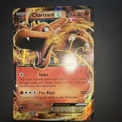 Pokemon Charizard EX Jumbo Promo Holo 011/106 Oversized Card 2014 English TCG - Image 1