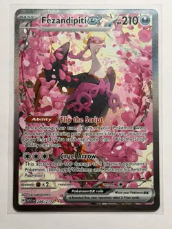 Fezandipiti Ex 288/217 SIR Ascended Heroes Pokemon Card NM - Image 1