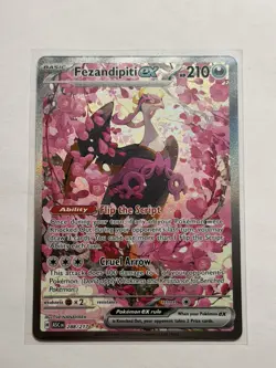 Fezandipiti Ex 288/217 SIR Ascended Heroes Pokemon Card NM - Image 3
