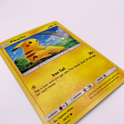 Pokemon TCG Pikachu 28/73 Cosmos Holo Sun & Moon Base Set - Image 3