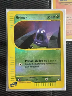 Grimer 79/147 Common Reverse Holo Aquapolis Pokemon Card - Image 2