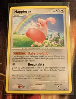 Pokemon TCG Happiny 2009 Platinum 76/127 Regular NM - Image 1