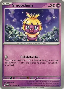Smoochum 075/191 Common Surging Sparks Pokemon Near Mint - Image 1