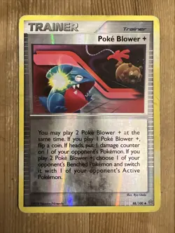 Pokemon TCG Poke Blower Stormfront 88/100 Reverse Holo Uncommon DMG - Image 1