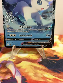Pokemon TCG Alolan Vulpix V 033/195 Holiday Calendar Snowflake Stamp - Image 4