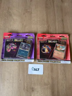 Pokemon TCG Ascended Heroes Tech Sticker Collection x2, Charmander and Gastly - Image 1