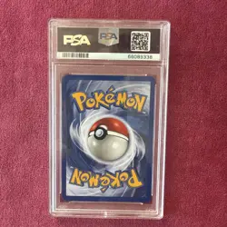 PSA 7 Near Mint Charizard Holo Base Set Unlimited Pokemon 1999 - Image 2