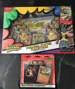 Pokemon TCG: Ascended Heroes Poster Collection & Tech Sticker Collection Sealed - Image 1