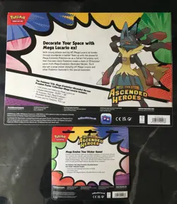 Pokemon TCG: Ascended Heroes Poster Collection & Tech Sticker Collection Sealed - Image 2