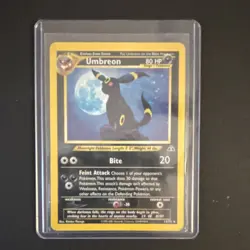 Pokemon TCG Umbreon Neo Discovery 13/75 Holo Rare Stage 1 2001 English - Image 1