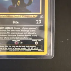 Pokemon TCG Umbreon Neo Discovery 13/75 Holo Rare Stage 1 2001 English - Image 2