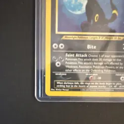 Pokemon TCG Umbreon Neo Discovery 13/75 Holo Rare Stage 1 2001 English - Image 3