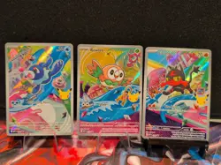 Popplio Rowlet Litten MEP 043 044 045 Pokemon 30th Anniversary First Partner - Image 1