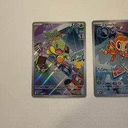 Pokemon - First Partner Illustration - Gen 4 Turtwig Chimchar Piplup #1 - Image 2