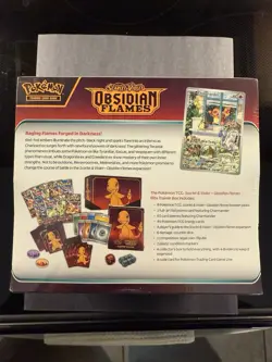 Pokemon: Scarlet & Violet 3: Obsidian Flames Elite Trainer Box - 9 Packs 820650853913 - Image 2
