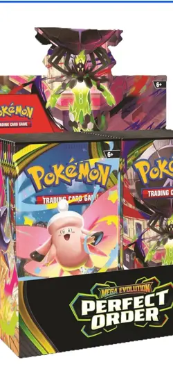 Pokemon Mega Evolution Perfect Order Booster Box Sealed ships 3-27 - Image 1