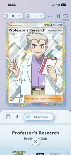 Pokemon TCG Pocket Trading - Professor Research [ENGLISH] - Image 1