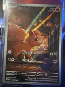 Vulpix 138/132 Me01: Mega Evolution Illustration Rare Pokemon TCG NM - Image 1